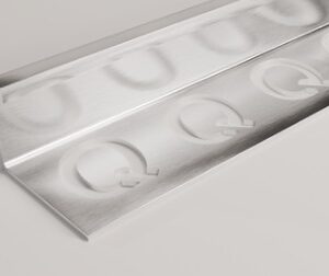 CHROME ALUM BRUSHED TRIM 12.5MM 2.5M