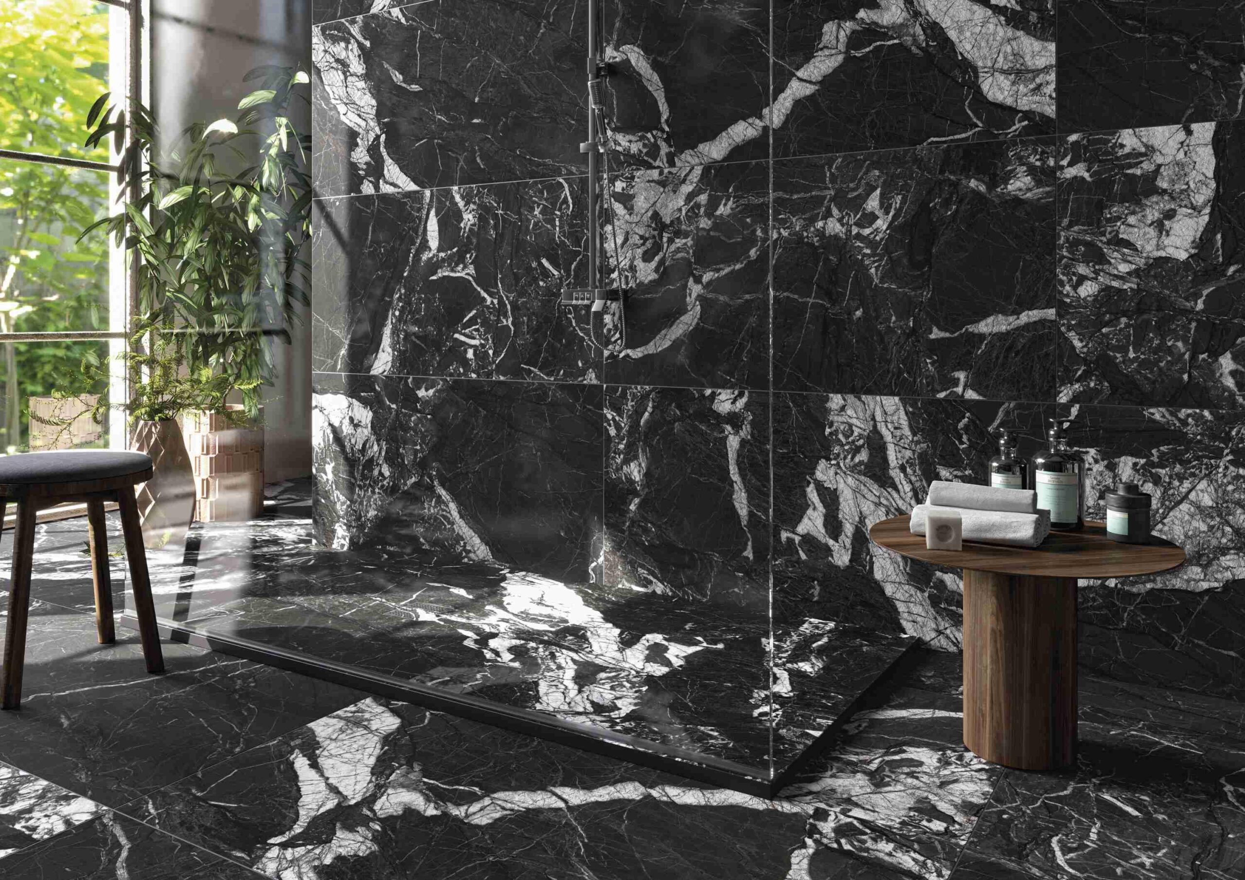 ARVORA BLACK MT RC 60X60 - PORCELAIN - Image 2