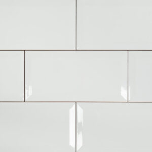 BISEL BLANCO FLAT 10X20 - WHITE BODY